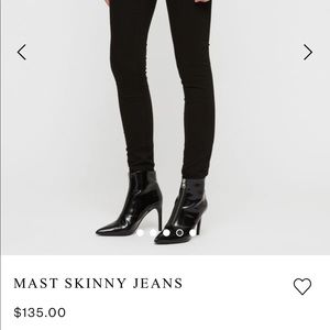 All Saints Black Mast Jeans